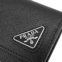 ◆당일◆24FW 사피아노 삼각로고 키 케이스 지갑 블랙 2PG222 QHH F0002