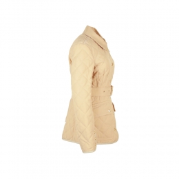 ◆14주년◆다이아몬트 벨티드 퀄팅 자켓 소프트베이지 8056576