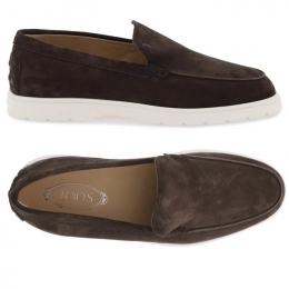 ◆당일◆25FW T 로고 슬립온 로퍼 브라운 XXM59K00040 M8W S800