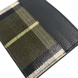 ◆당일◆26SS 톨 체크 패턴 카드지갑 티킷그린 8118835