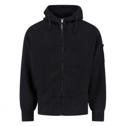 ◆당일◆25FW 렌즈 와펜 루즈핏 기모 고글 후드집업 블랙 19CMSS060A 006372G 999