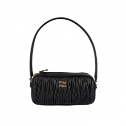 ◆당일◆26SS 마테라쎄 나파 레더 파우치 숄더백 블랙 5NE024 AFPP F0002