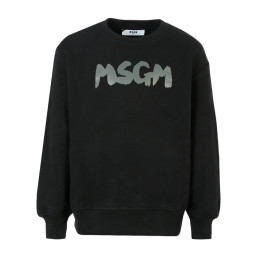 ◆키즈◆25FW 키즈 로고 프린트 맨투맨 블랙 F5MSJUSW016 110