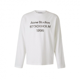 ◆당일◆26SS 로고 프린트 롱슬리브 티셔츠 오프화이트 CL0424 AEG