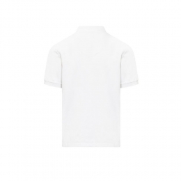 하트 스몰 로고 카라 티셔츠 화이트 BFHPL001 760 100