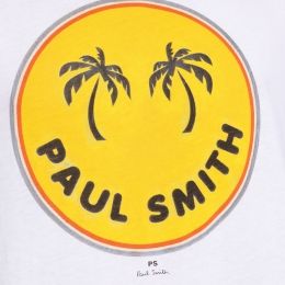 ◆당일◆25FW 팜트리 레귤러핏 티셔츠 화이트 M2R 011R PP5133 01