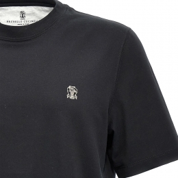 ◆당일◆25SS 로고 자수 티셔츠 블랙 M0B137444G C101