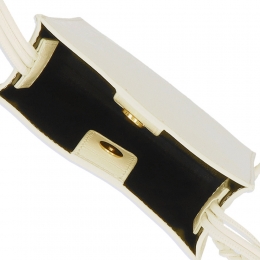 ◆당일◆24SS 탱글 크로커다일 스몰 숄더백 화이트 J07WG0001 P5359 105