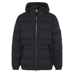◆당일◆25FW 와펜 심리스 터널 나일론 후드 패딩자켓 블랙 K2S15 4100040 S0028 V0029