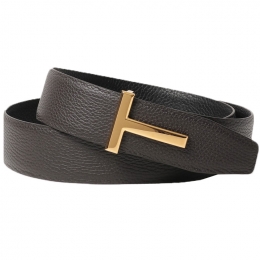 ◆당일◆24SS 금장 T 로고 버클 양면 벨트 브라운/블랙 TB178T LCL050 C7906