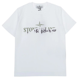 ◆키즈◆25SS 키즈 로고 프린트 티셔츠 화이트 K1S16 2100010 S0150 V0001