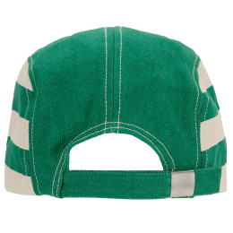 ◆키즈◆25SS 키즈 로고 스트라이프 캡모자 그린 B125AI024 331
