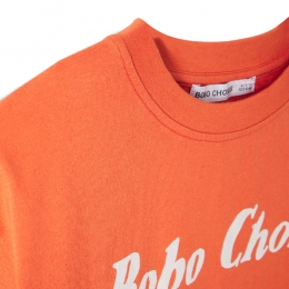 ◆키즈◆키즈 로고 프린트 반팔 티셔츠 오렌지 B126AC016 811