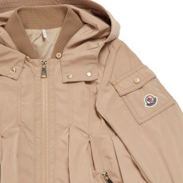 ◆키즈◆24SS 키즈 ARILD 로고패치 후드 롱 자켓 베이지 1C000 11 5979X 202