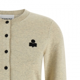 ◆당일◆25FW 모나 MONA 스몰 로고 가디건 라이트 그레이 CA0115FA C1L17E 02LY