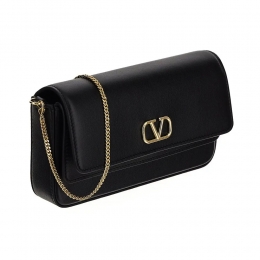 ◆당일◆25SS 시그니처 V 로고 체인 크로스백 블랙 6W2P0AH1 MIM 0NO