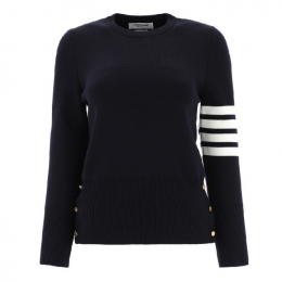 ◆당일◆25FW 4바 밀라노 스티치 클래식 니트 네이비 FKA239A 00014 415