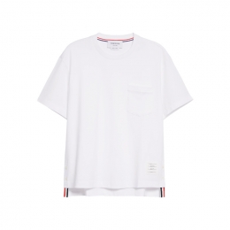 ◆당일◆26SS 포켓 박스 티셔츠 화이트 FJS123A 00042 100