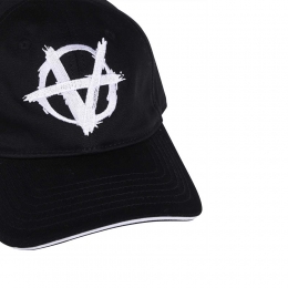 ◆당일◆24SS 아나키 로고 자수 캡모자 블랙 UE63CA800B BLACK