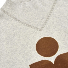 ◆당일◆26SS 모비 MOBY 벨벳 로고 맨투맨 에쿠르/카멜 SW0003FA A1M07E ECCA