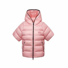 ◆당일◆25FW 사달멜리크 SADALMELIK 하프 슬리프 후드 패딩 자켓 라이트핑크 VDDH01225K0001 COL