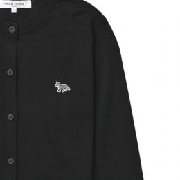 ◆당일◆25FW 여성 베이비 폭스 패치 가디건 블랙 MW00507KT1036 P199