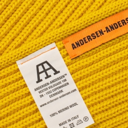 ◆당일◆25FW 골지 울 머플러 옐로우 SCARF YELLOW