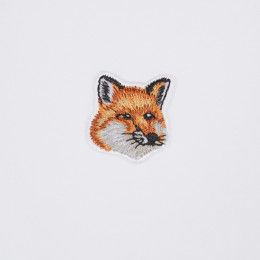 ◆당일◆23FW 폭스 패치 롱슬리브 티셔츠 화이트 FU00163KJ0010 P100