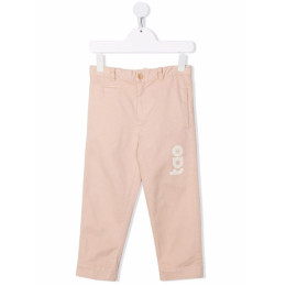 ◆키즈◆21FW 키즈 로고 프린트 팬츠 핑크 F21123 011FN