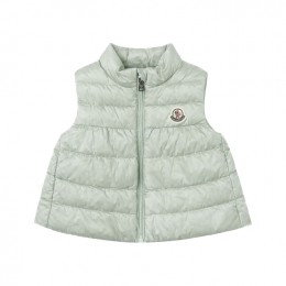 ◆키즈◆키즈 히바 질레 HIVA GILET 로고 패치 패딩 베스트 그린 1A000 19 597YF 91Z