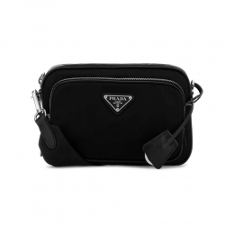 26SS 삼각로고 리나일론 미니 숄더백 블랙 1BH226 R064 F0002