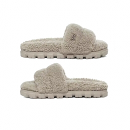 ◆당일◆25FW 코제타 컬리 퍼 슬리퍼 라이트그레이 1130838 GOA