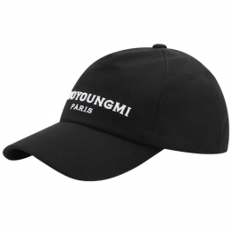 ◆당일◆25SS 로고 자수 볼캡 블랙 W251AC52 661B