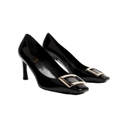 26SS 벨 비비에 트럼펫 펌프스 힐 블랙 RVW40015280 D1P B999