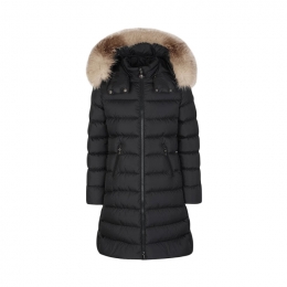 ◆키즈◆키즈 아벨 ABELLE 시어링 후드 롱 패딩 자켓 블랙 1C000 09 53A5E 99M