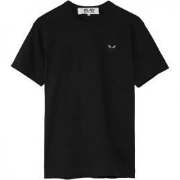 ◆당일◆25FW 블랙 하트 와펜 패치 티셔츠 블랙 AX-T064-051-1