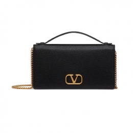 ◆당일◆25FW 금장 로고 체인 토트&숄더백 블랙 7W2P0W42 SNP 0NO