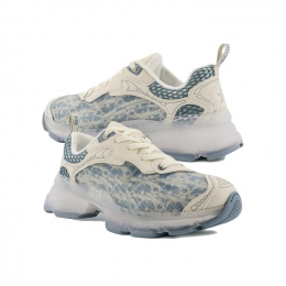 ◆당일◆25FW 디올 바이브 오블리크 스니커즈 화이트/블루 KCK365OBU 94W