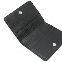 ◆당일◆26SS 은장 로고 바이폴드 카드지갑 블랙 L100J2 X98 38SI