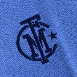 ◆12주년◆FM로고 라운드 니트 스카이블루 A024 7060 6834