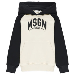 ◆키즈◆24FW 키즈 로고 후드티 크림블랙 F4MSJBHS225 01305