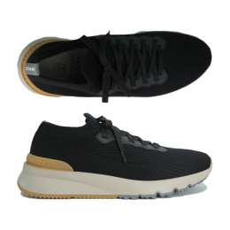 ◆당일◆25FW 로고 탭 스니커즈 블랙 MZUWLBO253 CGN21