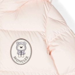◆키즈◆24FW 키즈 SANYU 로고 패치 패딩자켓 라이트핑크 1A000 04 54A81 50H