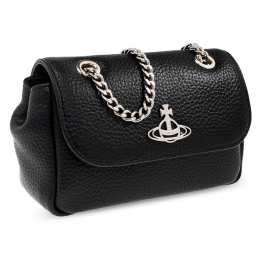 ◆당일◆25FW ORB 은장 로고 스몰 펄스 체인 숄더백 블랙 5C01000CW S000D N403