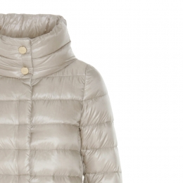 ◆당일◆26SS 아멜리아 AMELIA 하이넥 롱 패딩 베이지그레이 PI0505DIC 12017Z 9402