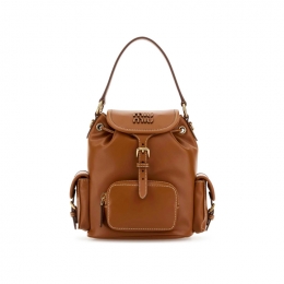 ◆당일◆26SS 시그니처 로고 멀티 포켓 백팩 코냑 5BZ043 2CRW F0046