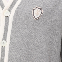 ◆당일◆25FW 로고 패치 가디건 그레이 M29203606F CP157