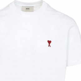 ◆당일◆26SS 하트 로고 자수 티셔츠 화이트 BFUTS035 724 100