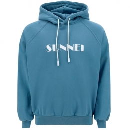 ◆당일◆22FW 빅 로고 프린트 후드티 스틸블루 MRTWXJER010COT007 0084