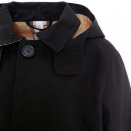 ◆키즈◆여성 코튼 후드 카코트 블랙 8109261